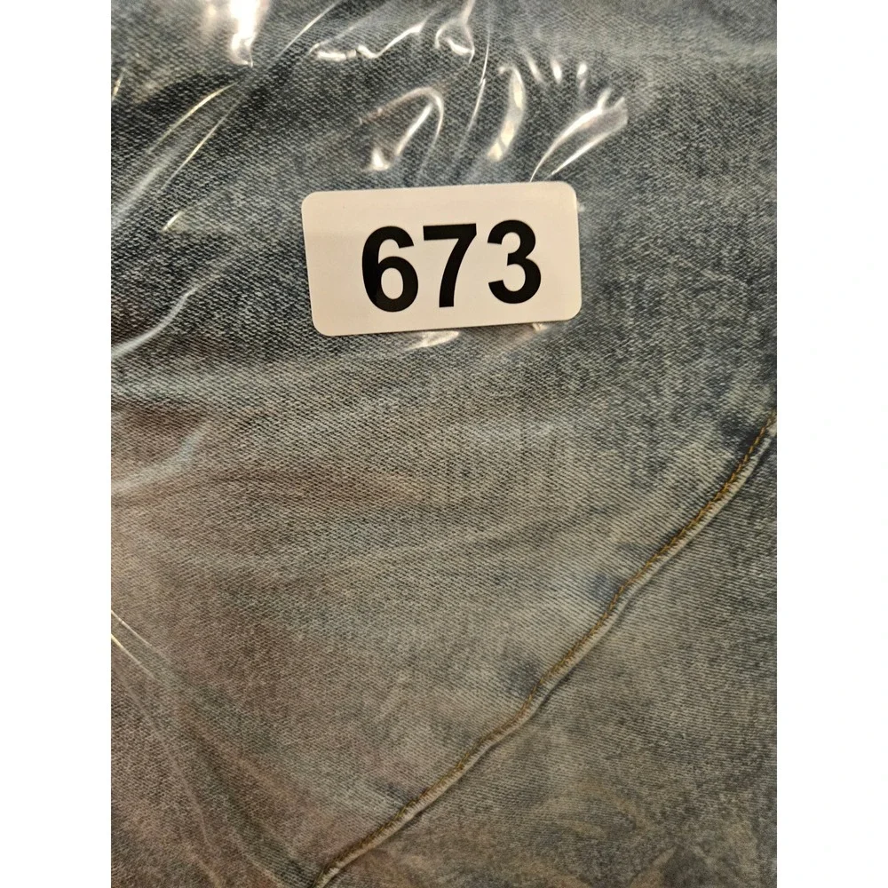 Stylewe High Waist Wide Barrel Leg Jeans Pleated Light Wash Jeans Size Large - Picture 10 of 10